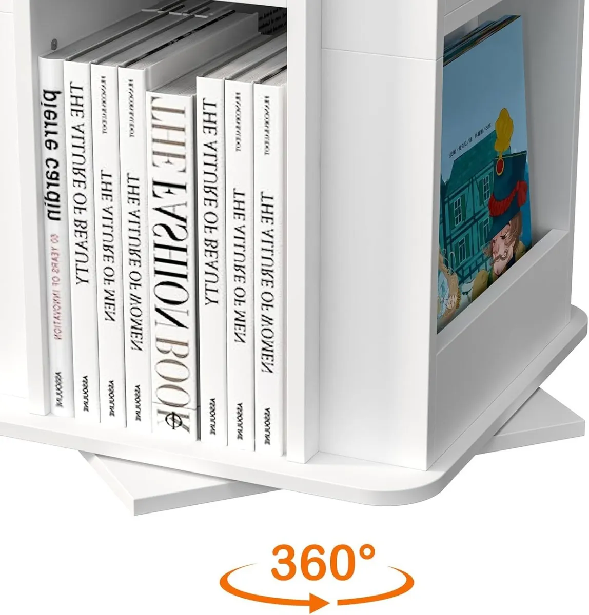 3-Tier Rotating Children's Bookcase for Kids Room - Image 4