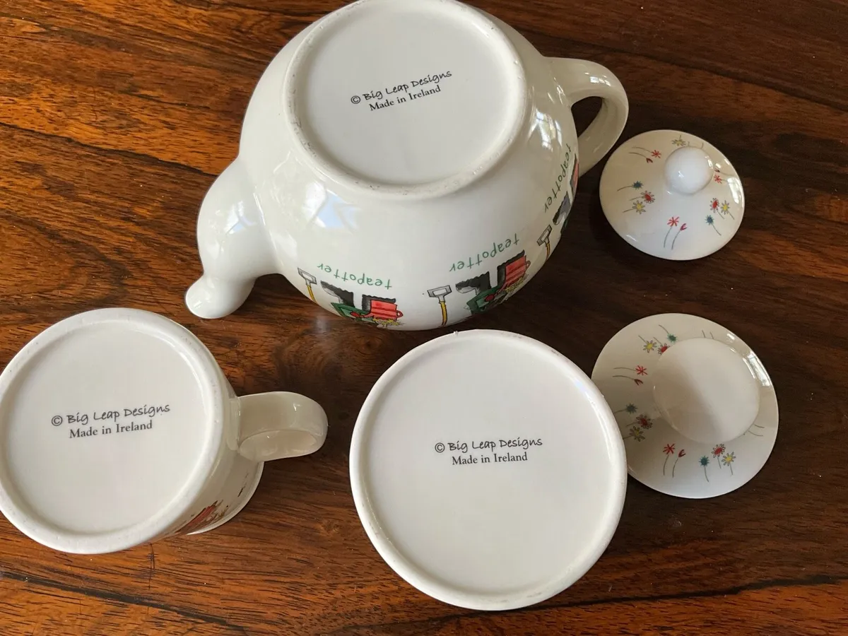 BIG LEAF DESIGN TEA SET - Image 2