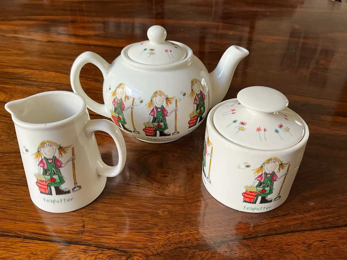 BIG LEAF DESIGN TEA SET - Image 3