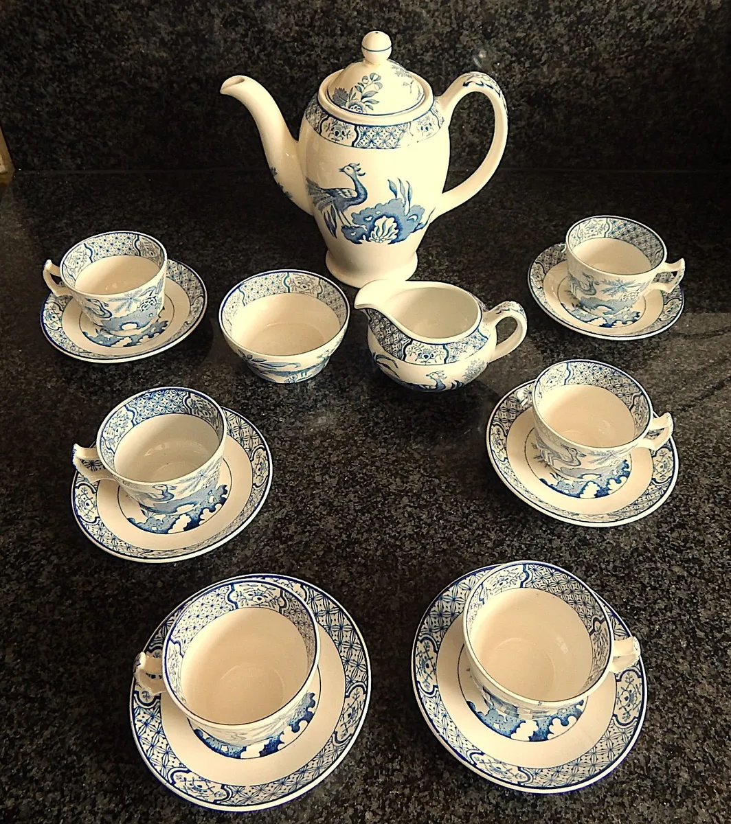 15 Piece Wood & Sons England Yuan Coffee Set - Image 3