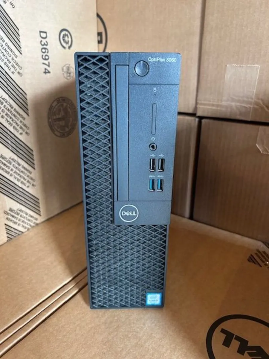 Dell Optiplex PC's-16Gb-24" Screen-Windows 11 - Image 1