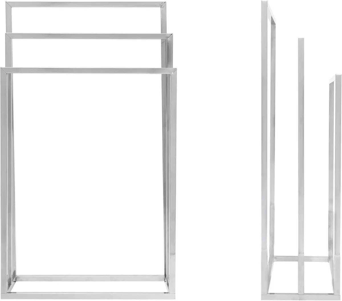 Towel Stand with 3 Arms: 82.5 x 46 21 cm Metal - Image 4
