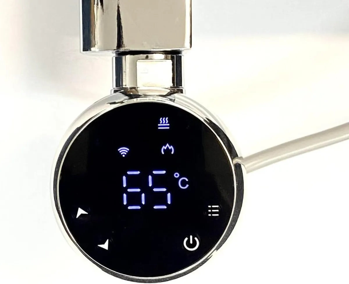 Chrome Electric Smart WiFi Controlled Heated - Image 4