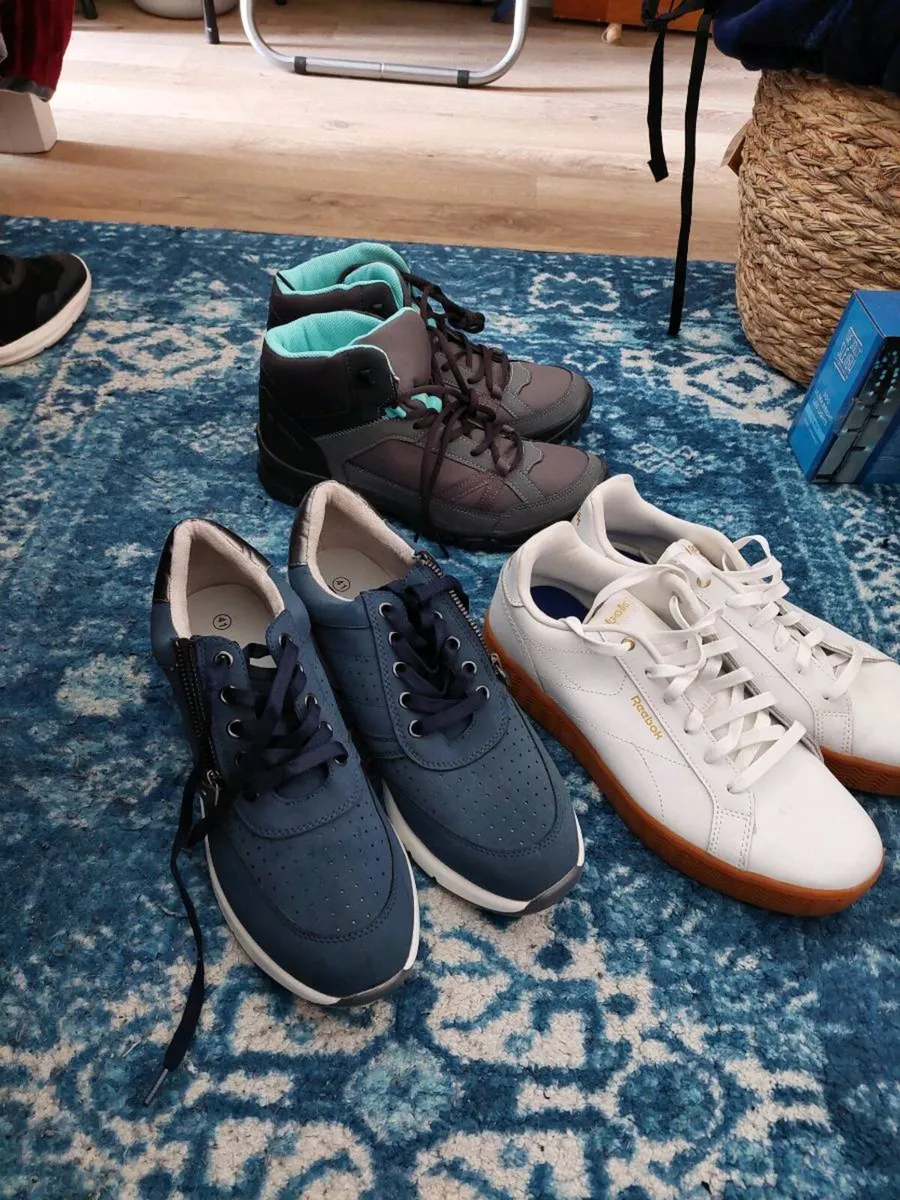 Trainer shoes joblot 3 pairs size 7 / 7.5 - Image 1