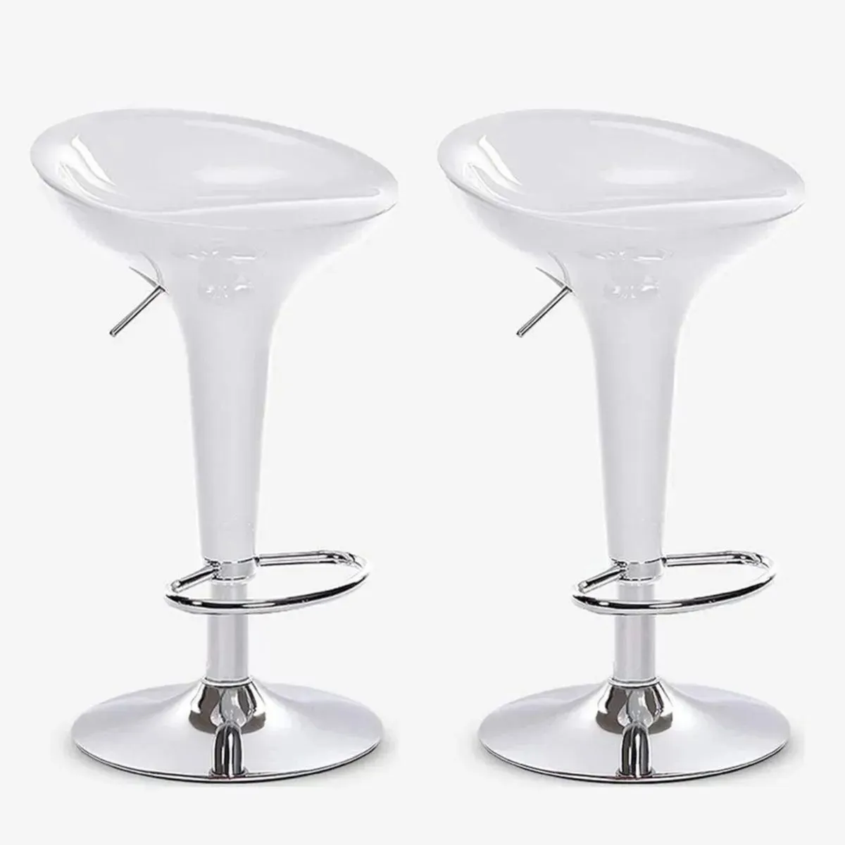 2x Gas Lift Bar Stools Kitchen Home Bar - Image 1