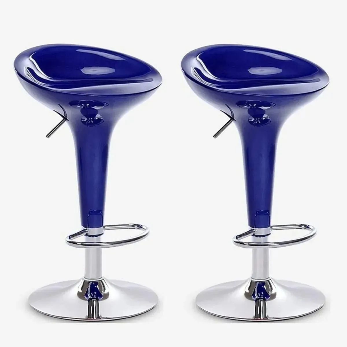 2x Gas Lift Bar Stools Kitchen Home Bar - Image 2