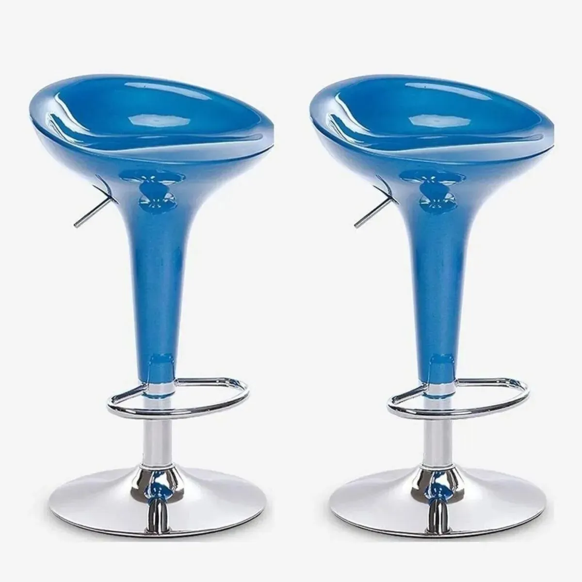 2x Gas Lift Bar Stools Kitchen Home Bar - Image 3