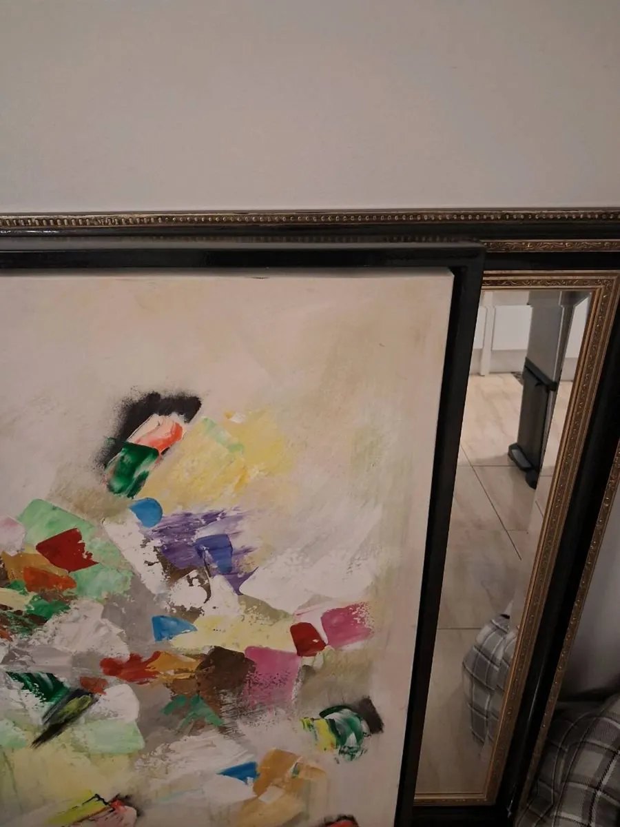 Large Modern  Canvas Vibrant Statement Piece - Image 2