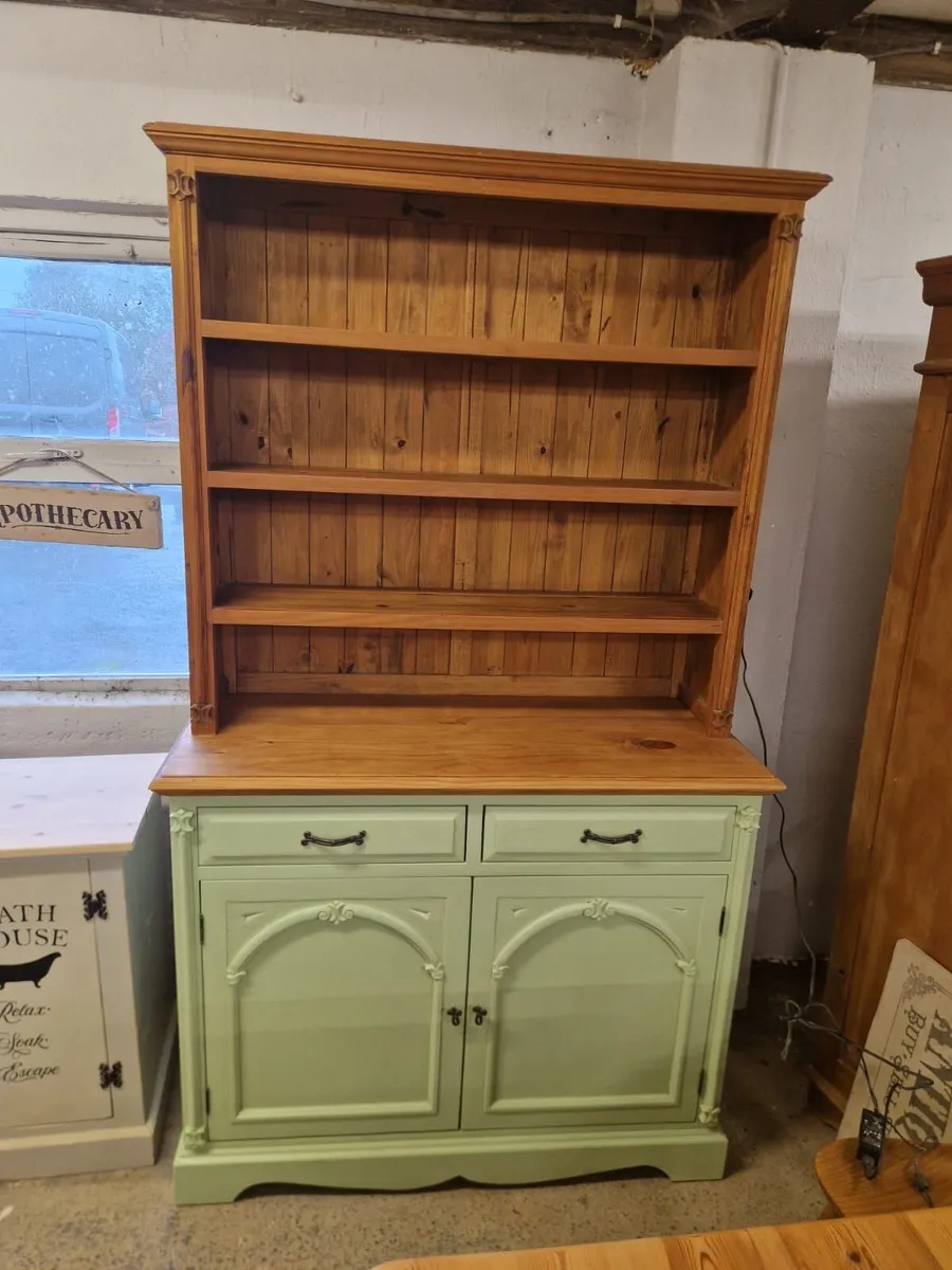 Vintage pine kitchen dresser - Image 4