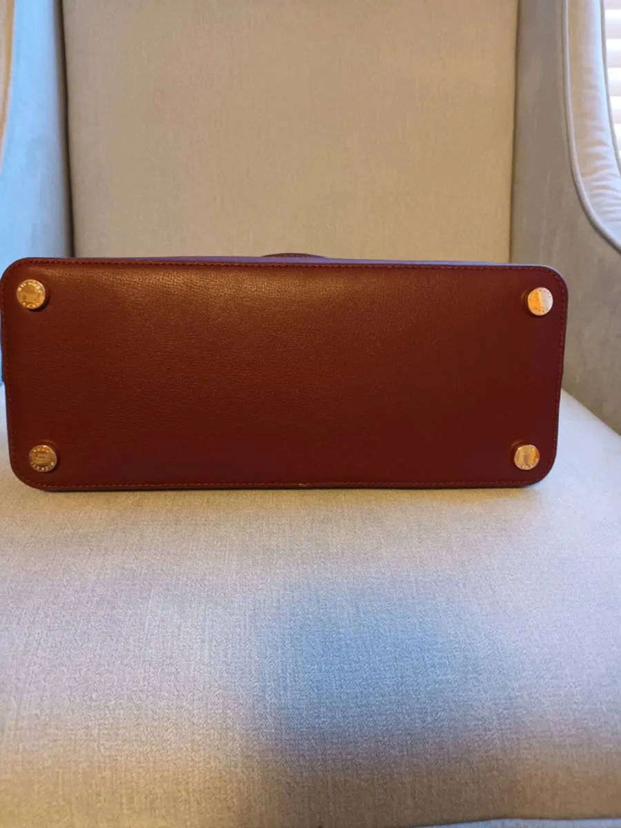 Michael Kors Cindy Medium Dome Handbag - Burgundy - Image 3