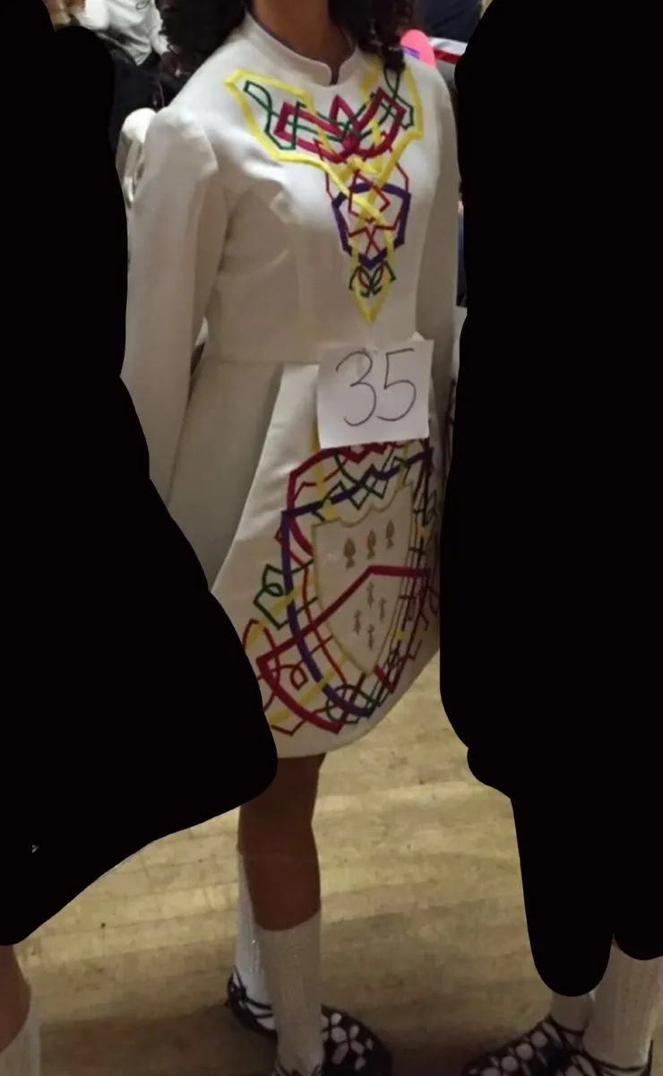 Irish dancing dress and headband - Image 2