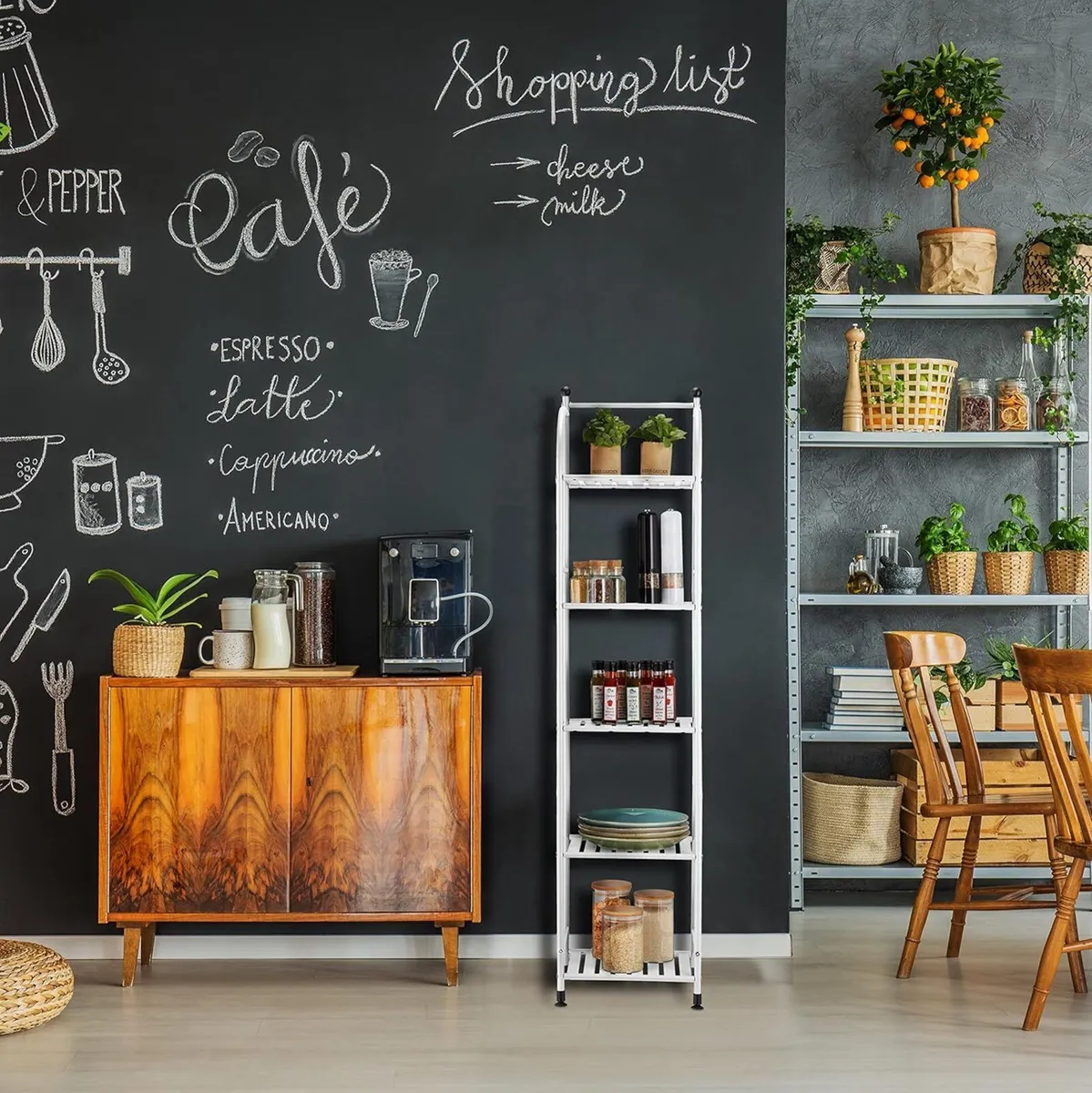 Narrow Storage Unit 145 X 33 28 cm Kitchen - Image 2