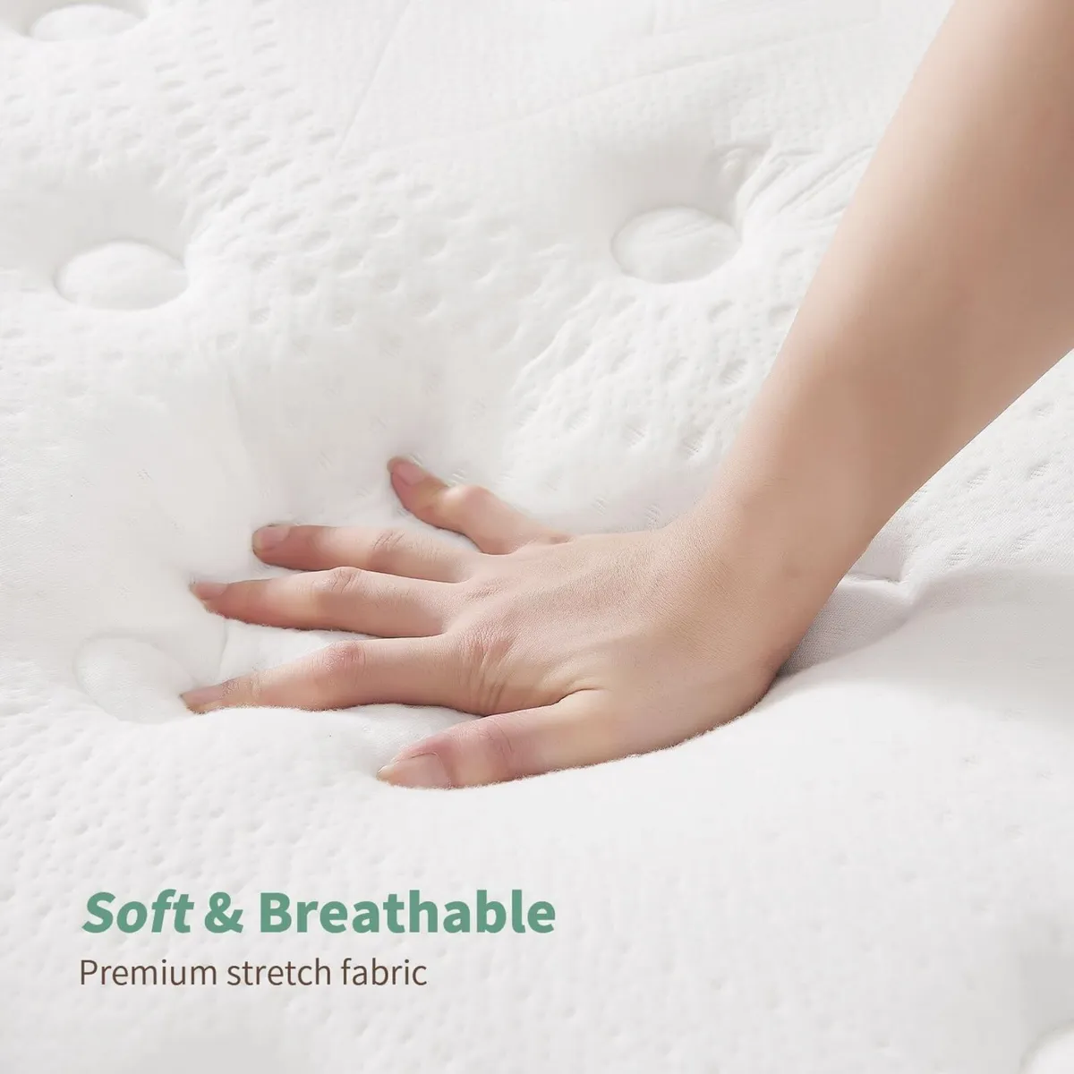 Single Mattress 12 Inch 3FT Orthopedic Hybrid - Image 2