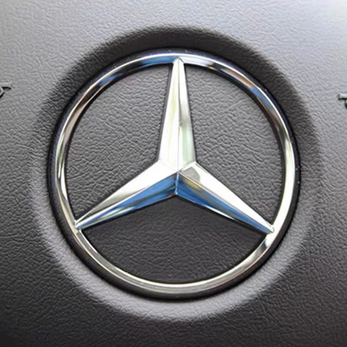 Mercedes Steering wheel emblem - FREE POST - Image 1