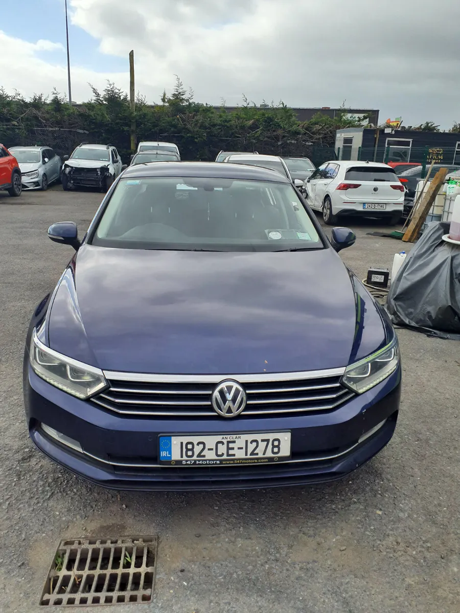 VW Passat 2018 Vandalised 1.6 diesel - Image 1