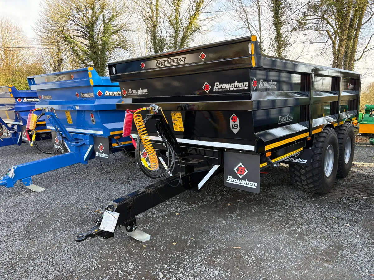 🚨In Stock Now - Broughan 18 Ton Dump Trailers🚨 - Image 1