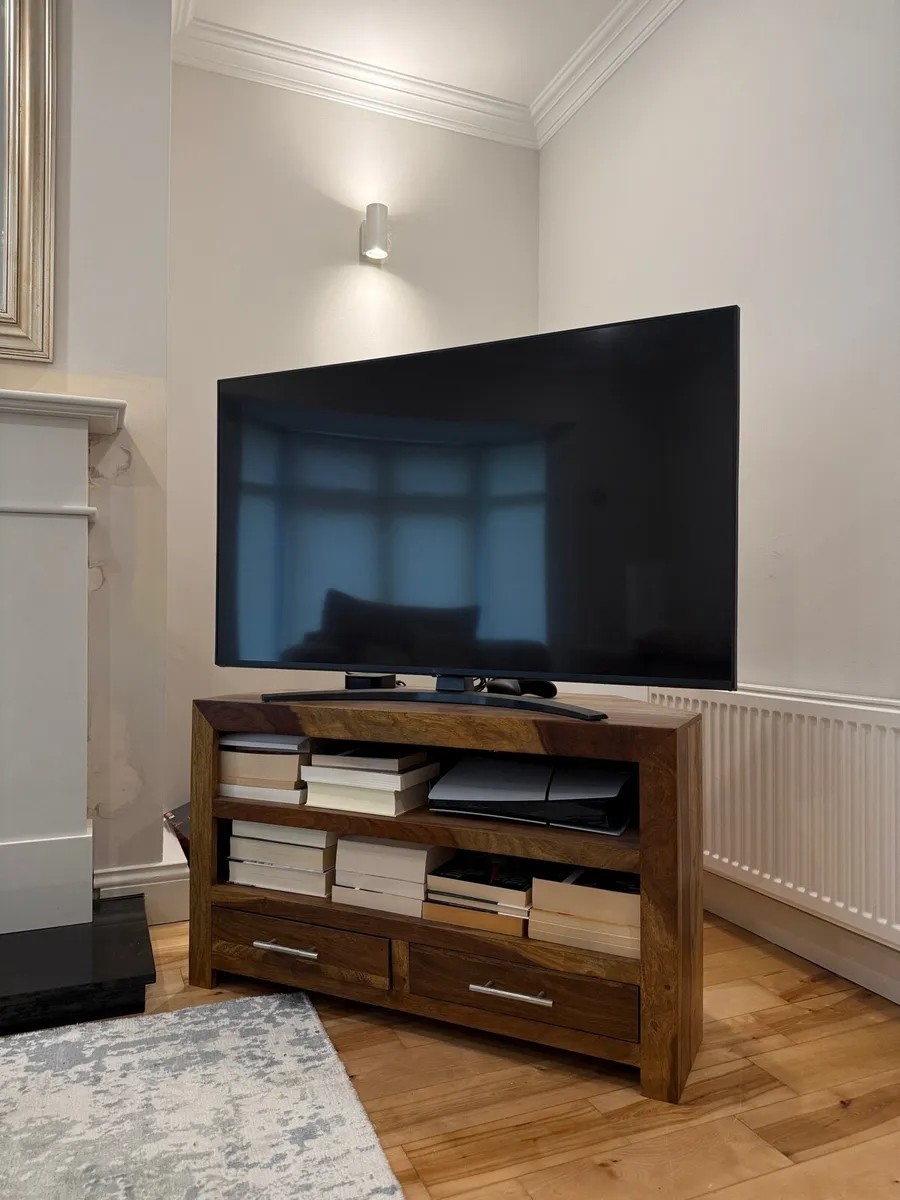 TV Stand - Sheesham Wood - Image 1