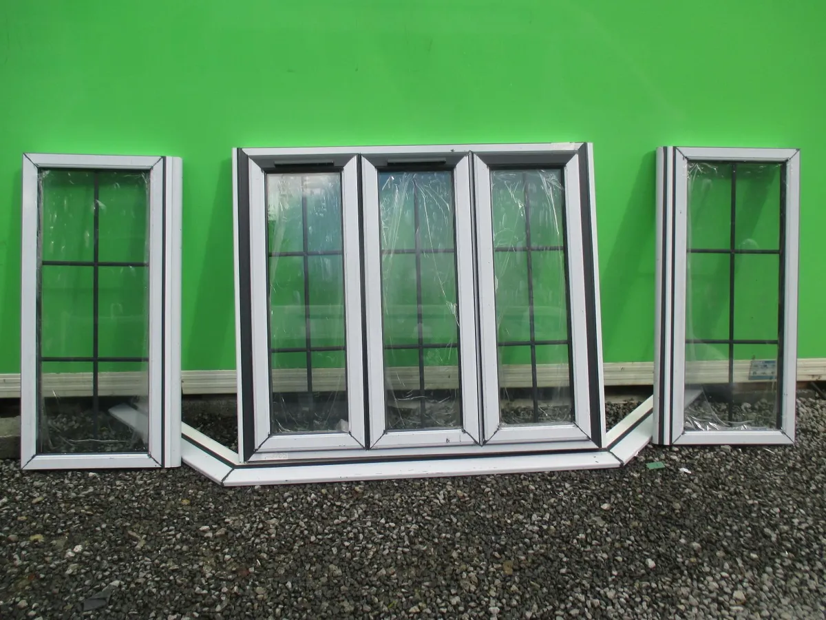 Grey UPVC Double glazed windows NEW - Image 3