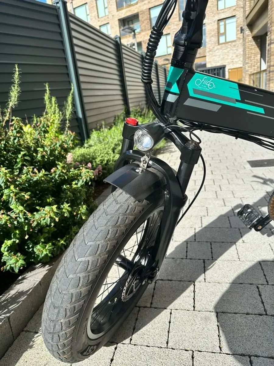 Fiido M1 Pro Fat Tire 48V500W Electric Bike, low mileage, excellent condition, - Image 2