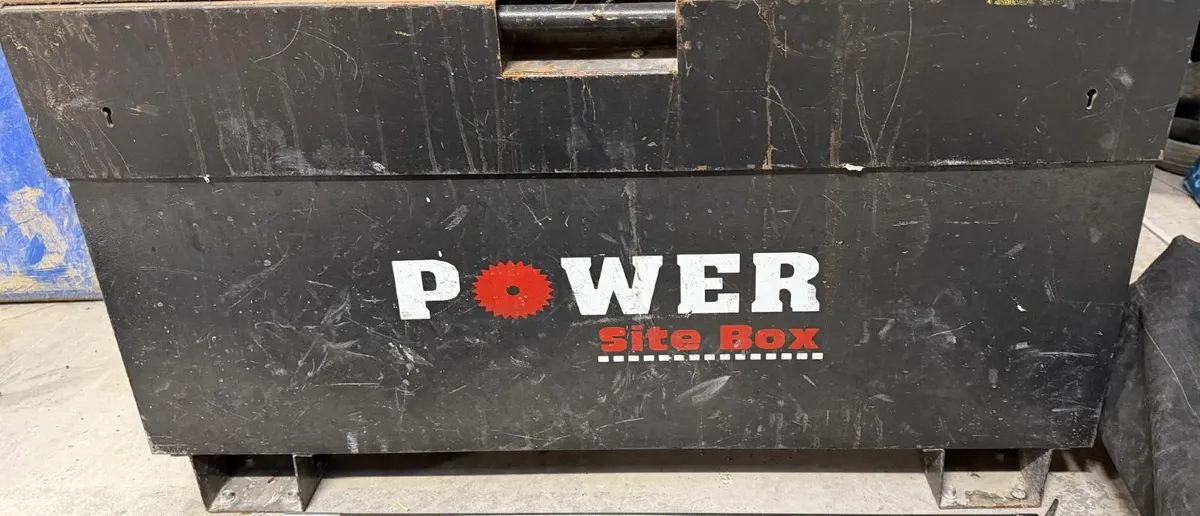 Assortment of Site Boxes & Lawnmower - Image 1