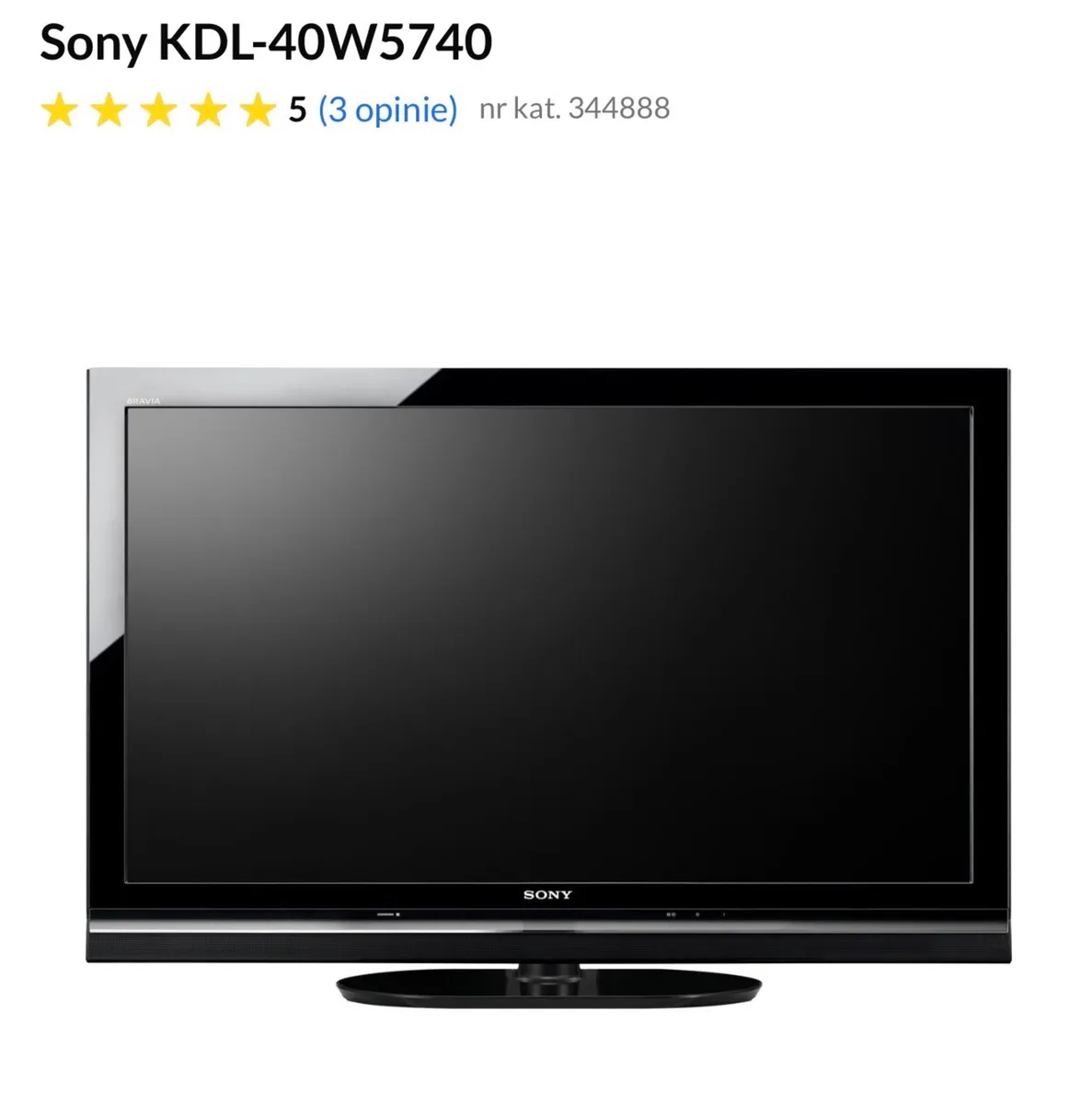 Sony 40 inch TV - Image 3