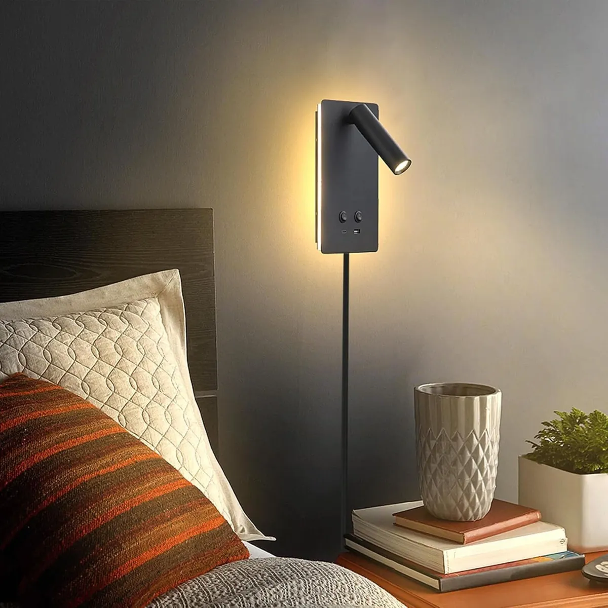 MOLUOLA LED Wall Lamp Mounted Reading Lights Set - Image 2