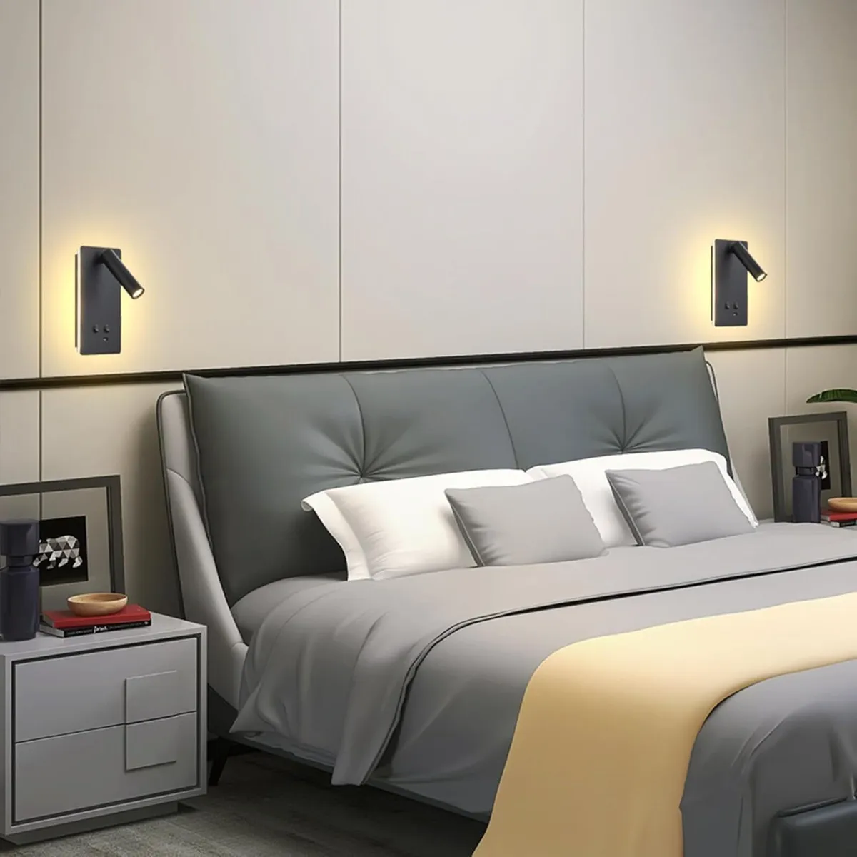 MOLUOLA LED Wall Lamp Mounted Reading Lights Set - Image 3