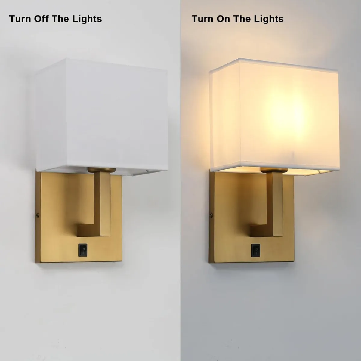 Lighting 2 Sets of Vintage Modern Linen Lampshade - Image 3