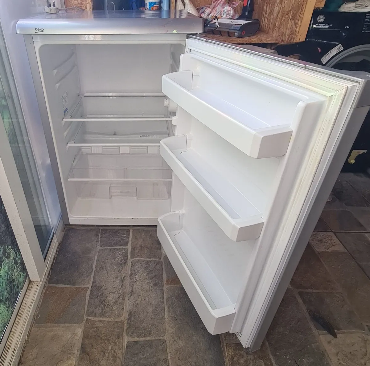 Beko Silver Larder Fridge - Under-Counter - Image 1