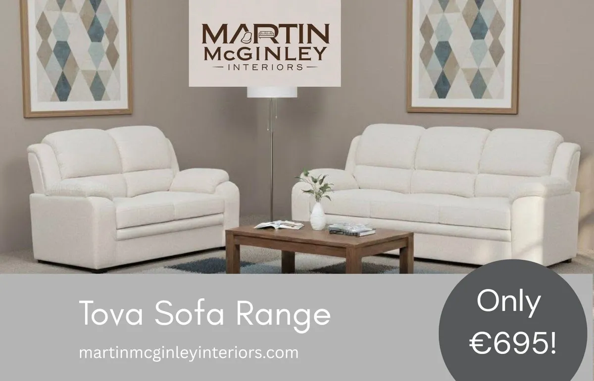 3+2 Cream Tova Sets Free Delivery - Image 3