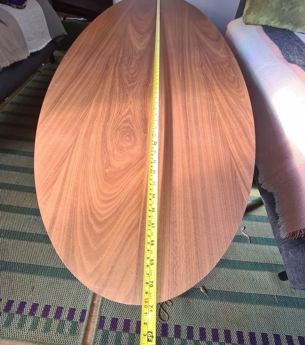 Mid-Century Style Oval Coffee Table - Excellent Co - Image 4