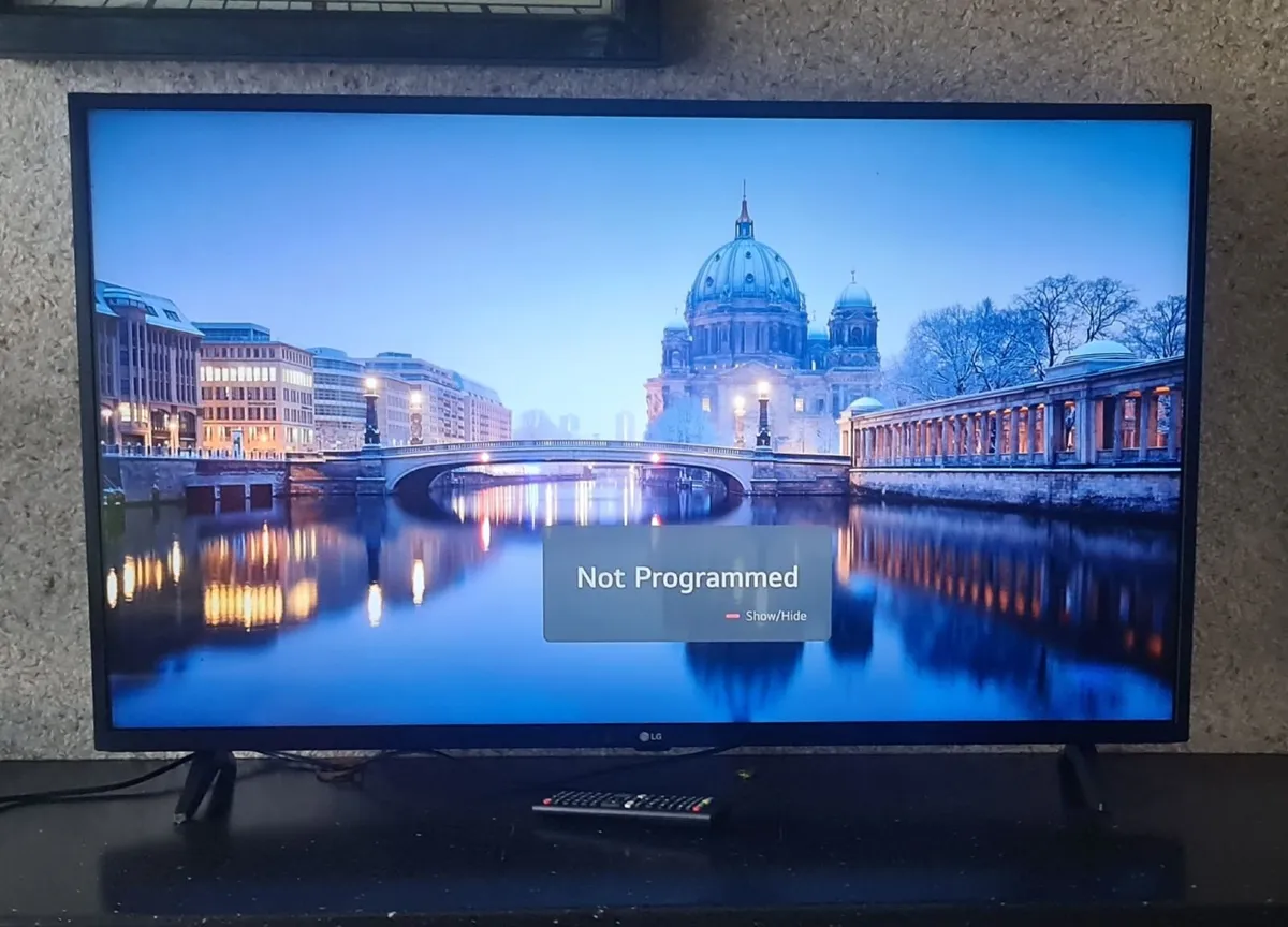 LG 43" Smart TV (2022 Model) – Excellent Condition - Image 1