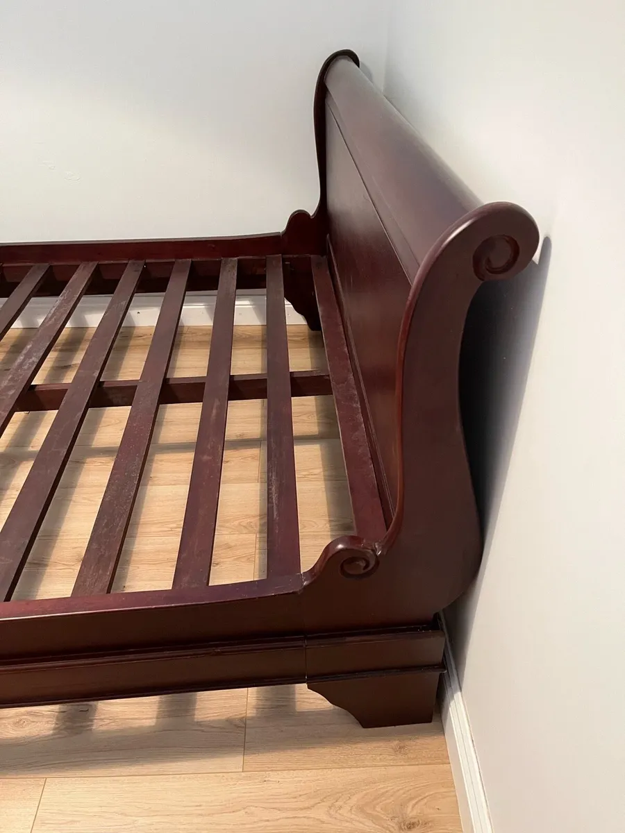 Mahogany Slay Bed 5ft - Image 1