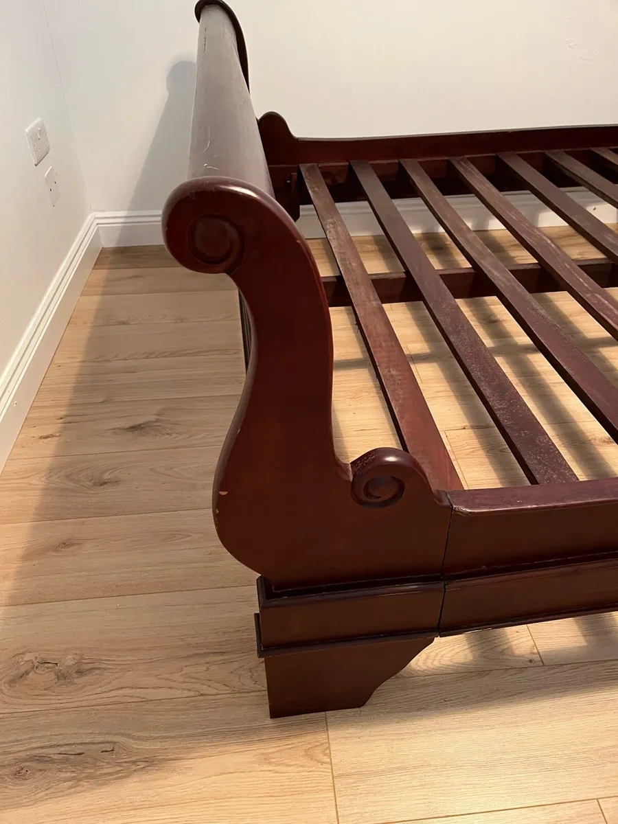 Mahogany Slay Bed 5ft - Image 3