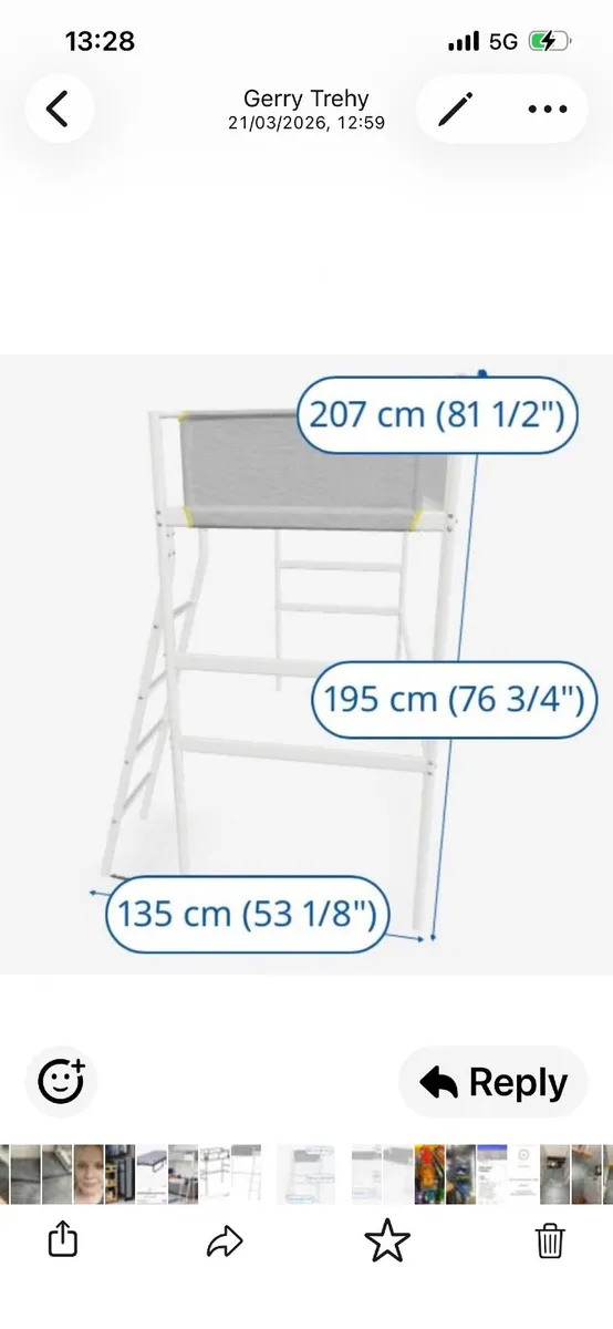 High sleeper (office space underneath) - Image 3