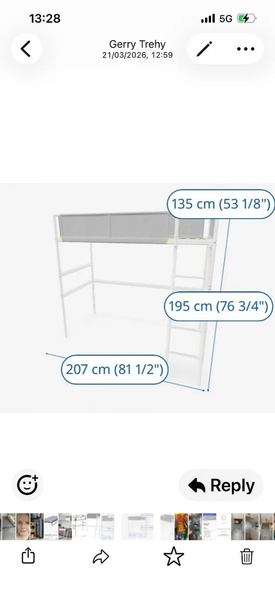 High sleeper (office space underneath) - Image 4
