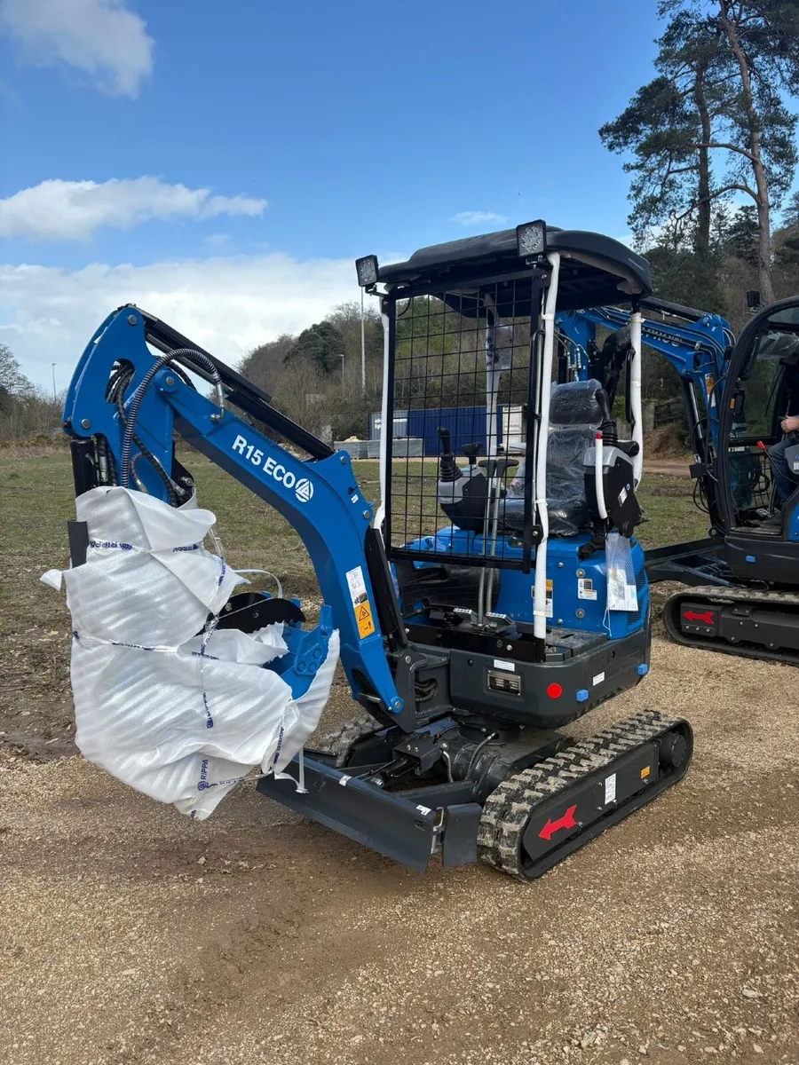 1.5 Tonne Excavator - Kubota Engine - Rippa - Image 3