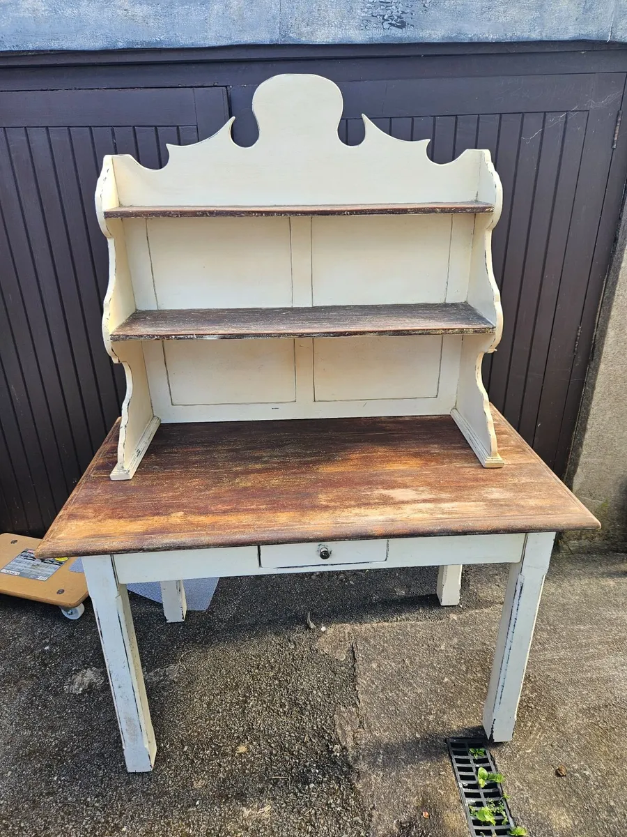 Table & Dresser Shelf - Image 1