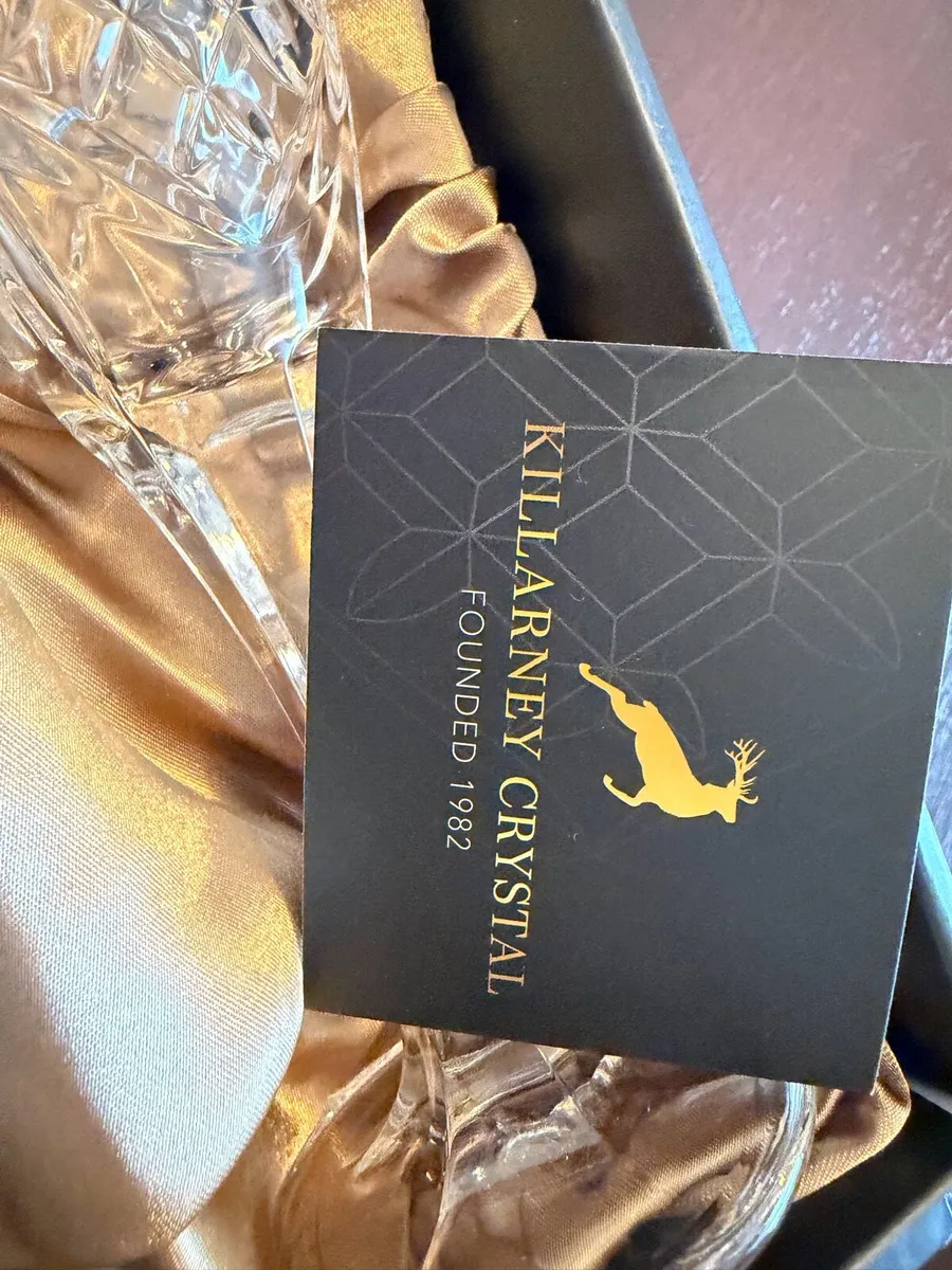 Killarney crystal new wine glasses - Image 2