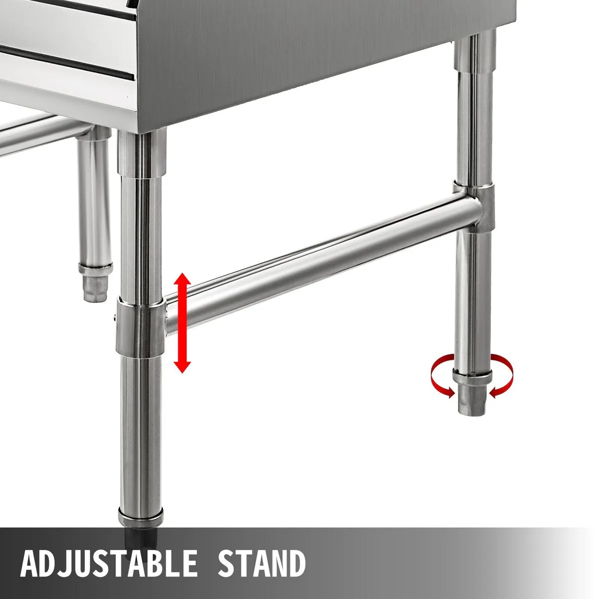 Wine Rack 24-Inch 5-Tier Stainless Steel - Image 3