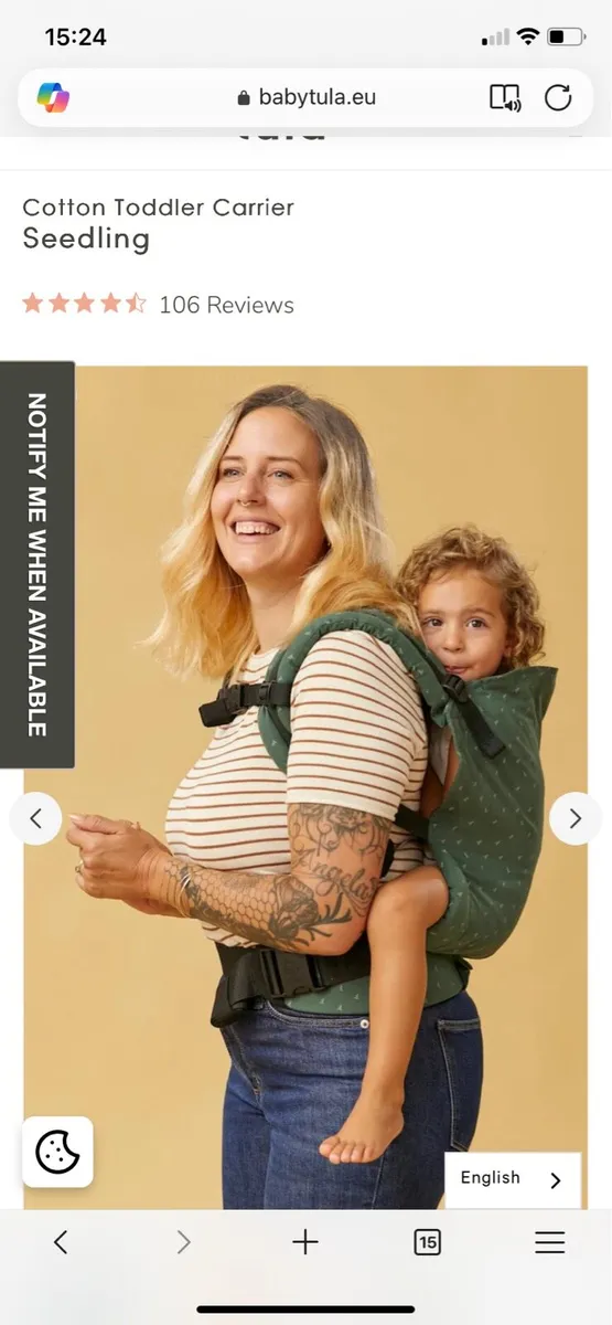 Baby sling carrier - Image 2