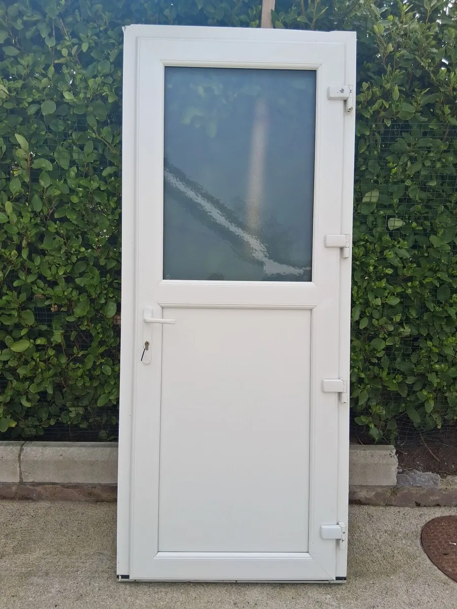 Very good pvc door that open out