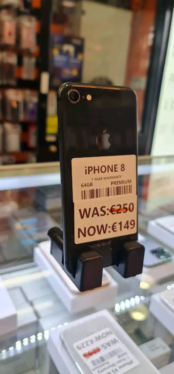 Iphone 8 1 year warranty 64 GB - Image 1
