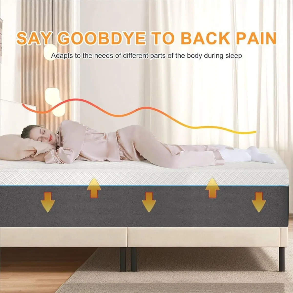 Single Mattress，20CM Memory Foam Mattress - Image 3