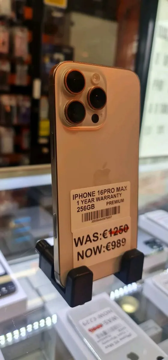 Iphone 16pro max 1 year warranty 256GB - Image 1
