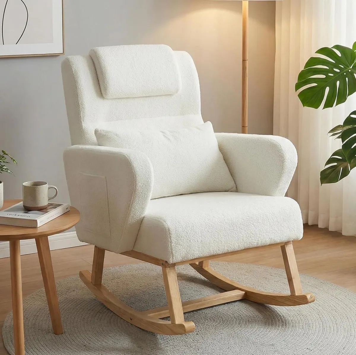 Relax Rocking Chairs for Adults Lambswool Nursery - Image 4