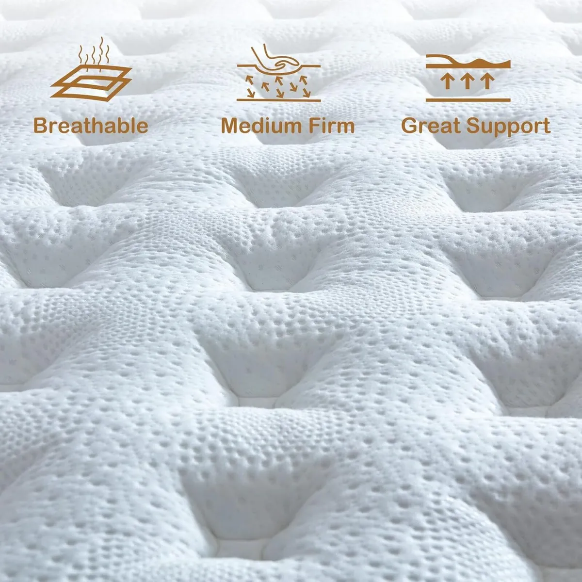 Single Mattress 25cm with Memory Foam Pocketing - Image 3