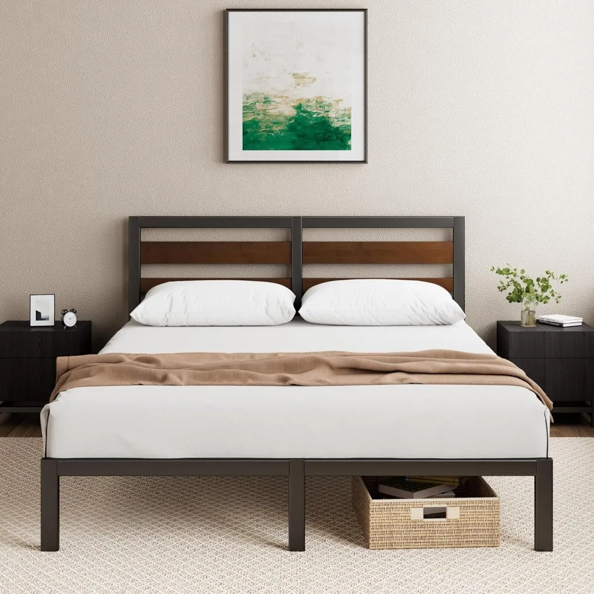 Kai Bed 135 x 190 cm – Sustainable Bamboo and - Image 1