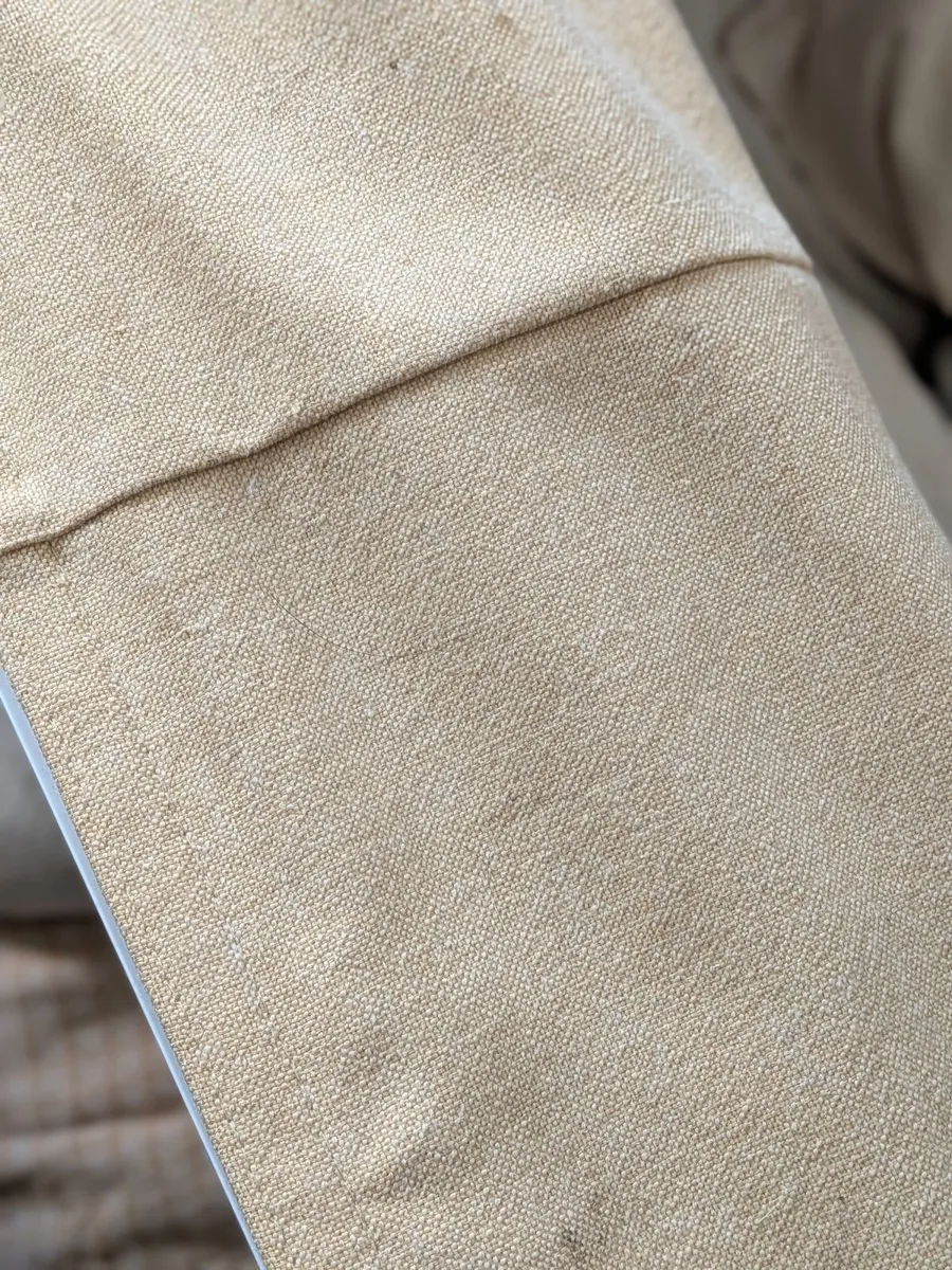 Roman blinds, light gold, 237cm by 170cm drop - Image 3