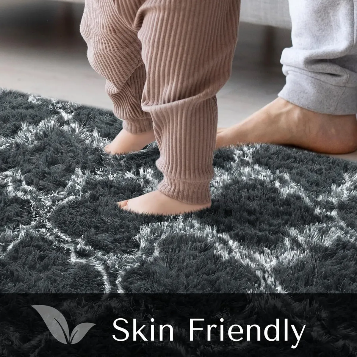 Rugs Living Room 200 x 300 cm Grey Area Rug Anti - Image 2